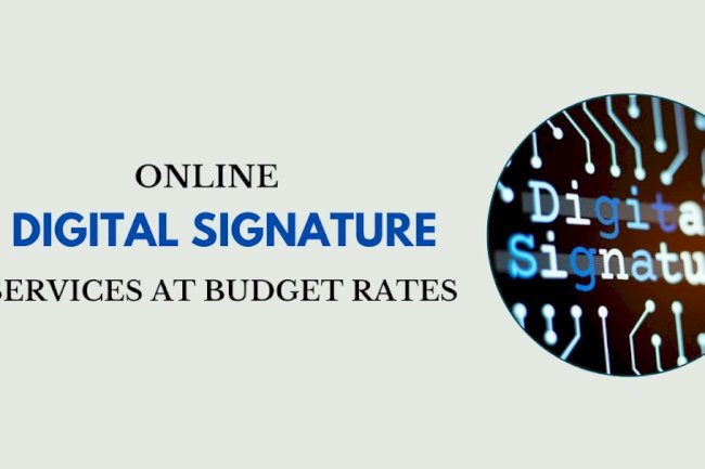 Online Digital Signature Services at Budget Rates 